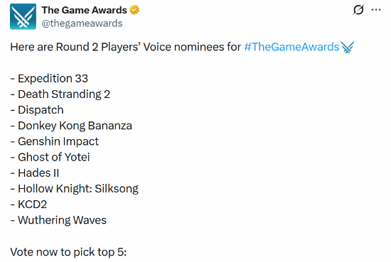 晨報|TGA玩家之聲投票10強 陶德談《輻射》第二季